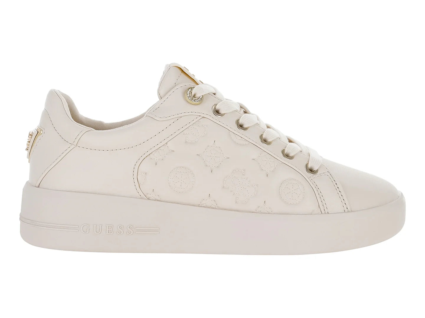 Sandalias Guess Ronii Color Crema para Mujer