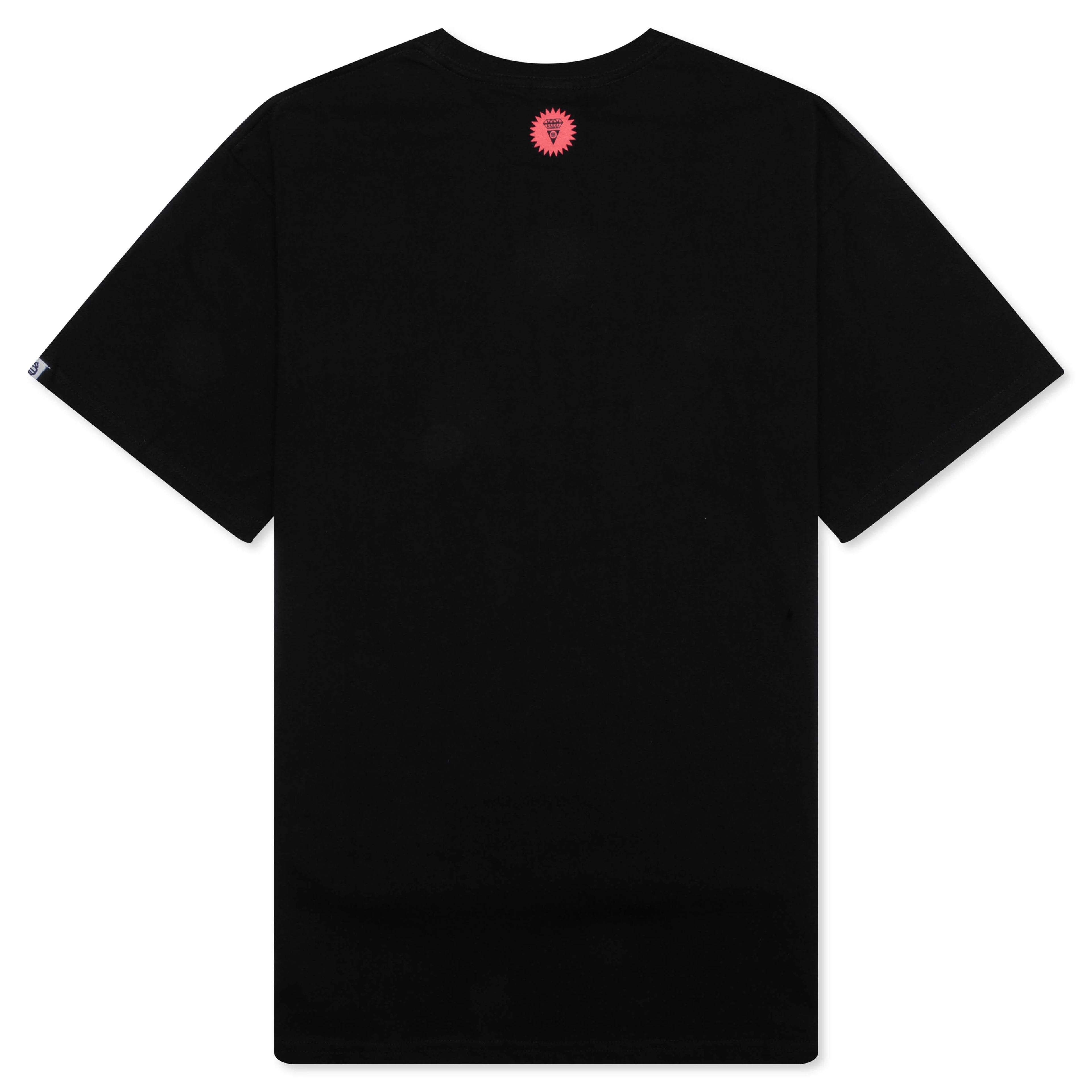 Checker S S Tee Black