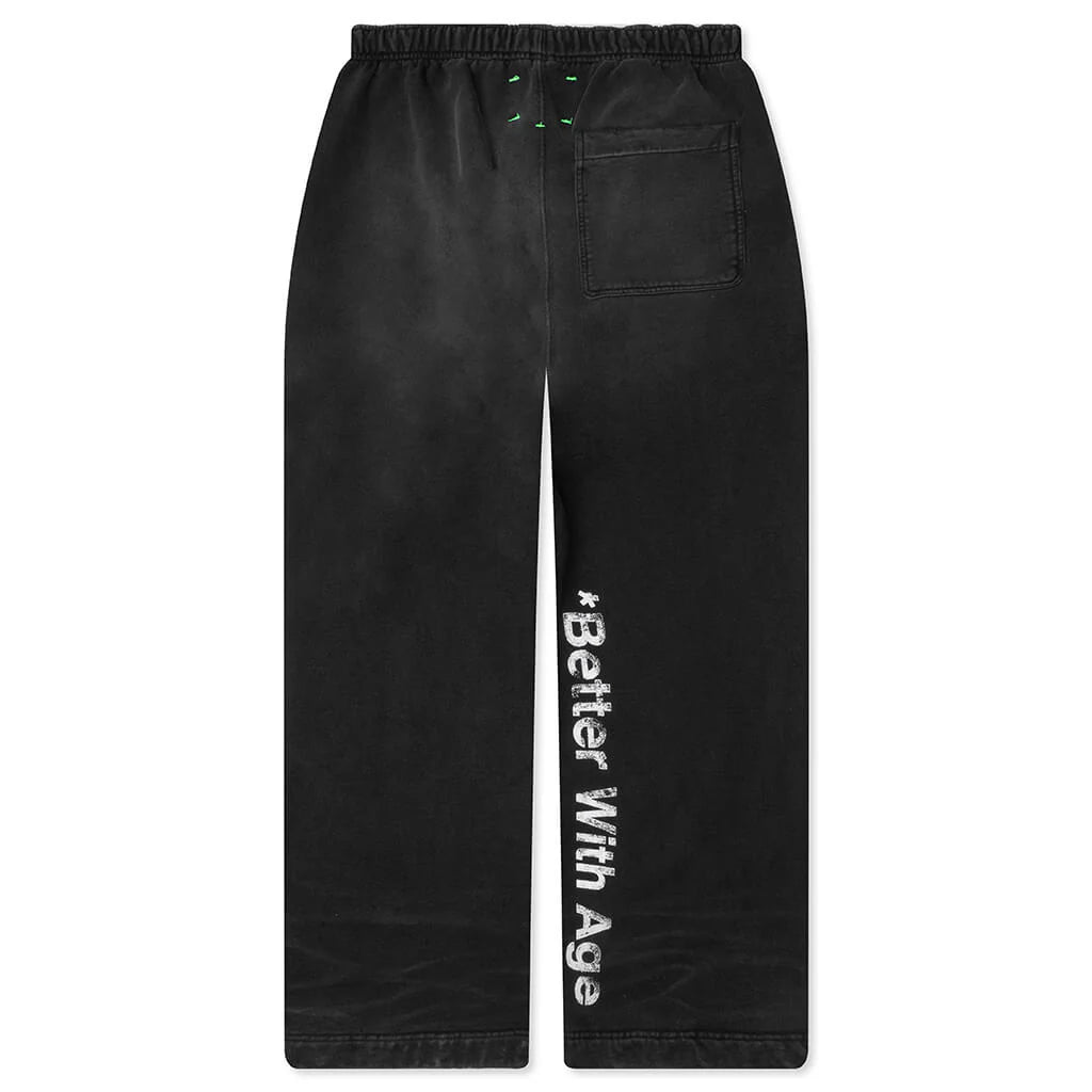 Fuck You Sweatpants Faded Black