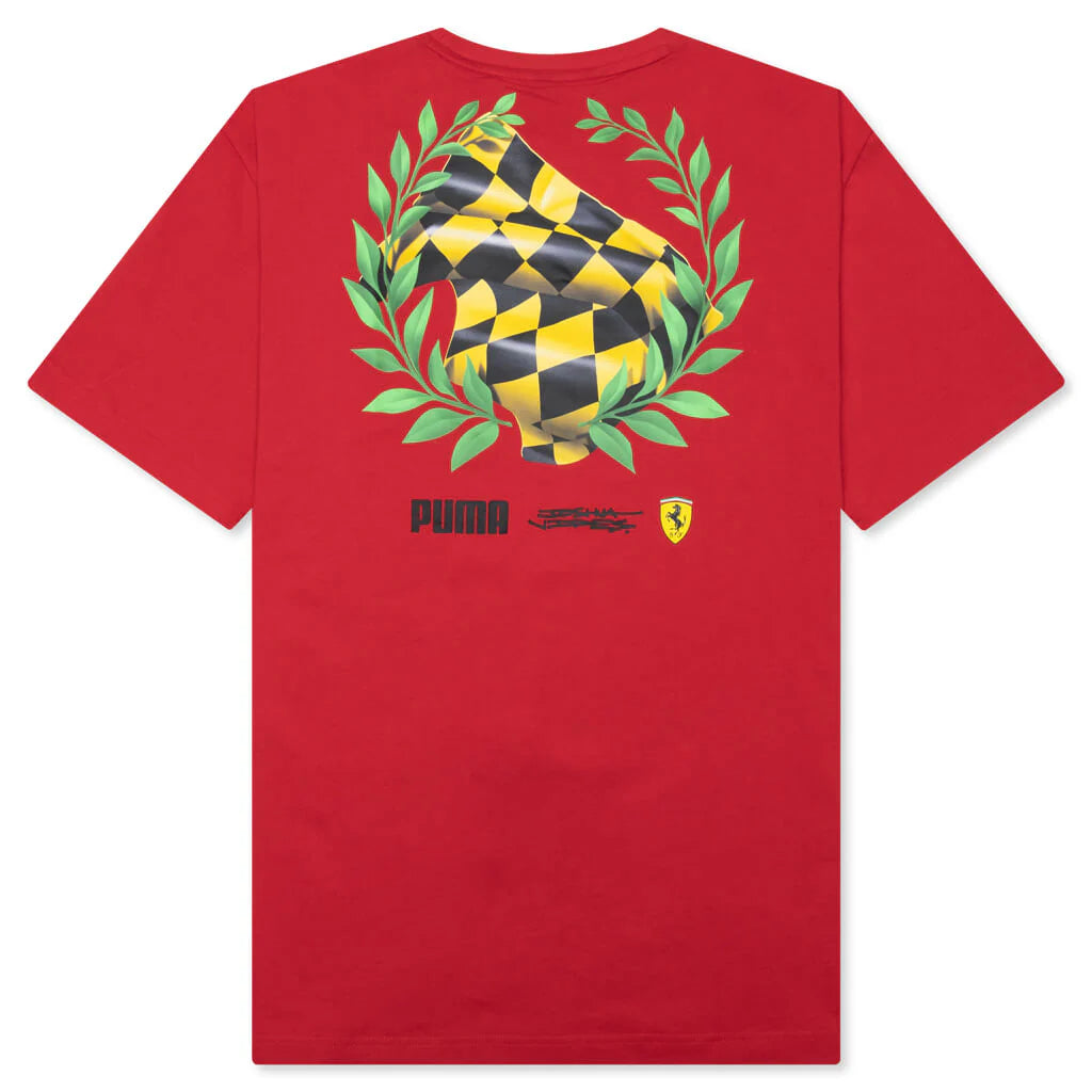 Puma x Joshua Vides Ferrari Tee Red
