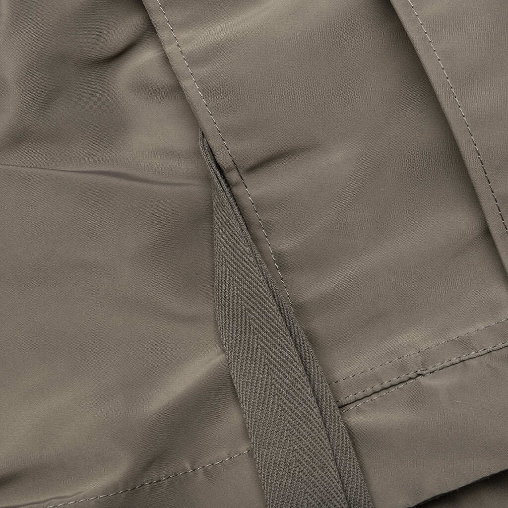 Nylon Twill Shorts Taupe