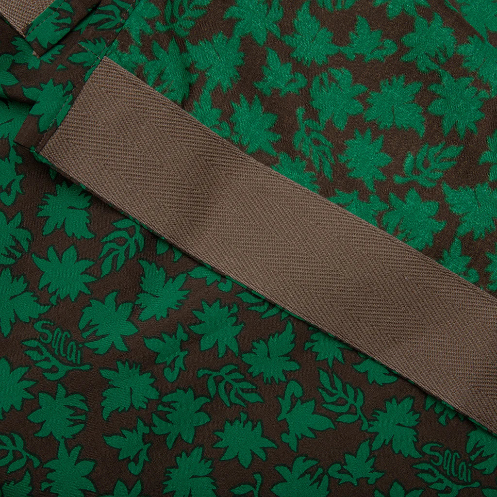Floral Print Shirt Green