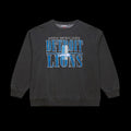 Mitchell Ness Detroit Lions Downtown Collection Crewneck Black