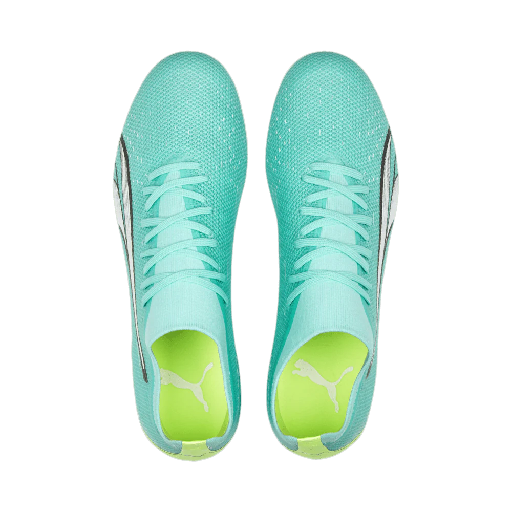 PUMA Ultra Match FG AG Firm Ground Soccer Cleats Green White