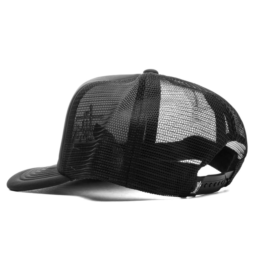 Big Basic Trucker Cap Shadow Black
