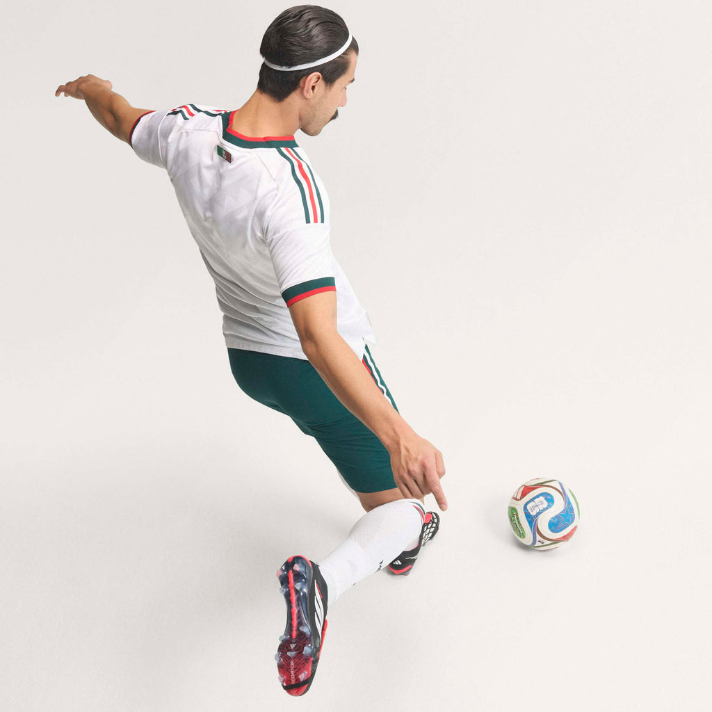 adidas Mexico Away Authentic Mens Soccer Jersey 2026 White
