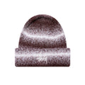 Cuff Basic Striped Beanie Brown