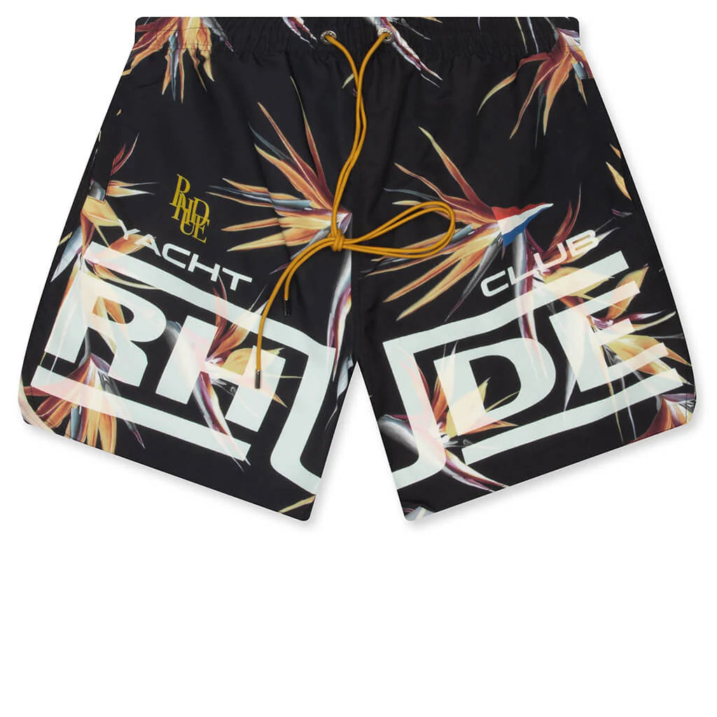 Rhude Regatta Club Hawaiian Swim Short Multi White