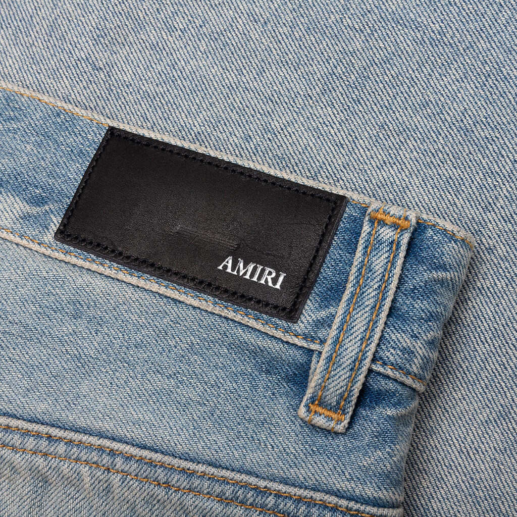 Suede Straight MX1 Jean Antique Indigo