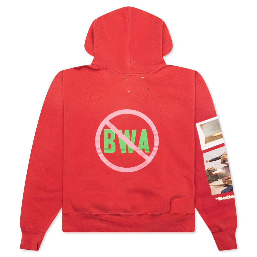 Protest Art Hoodie Red