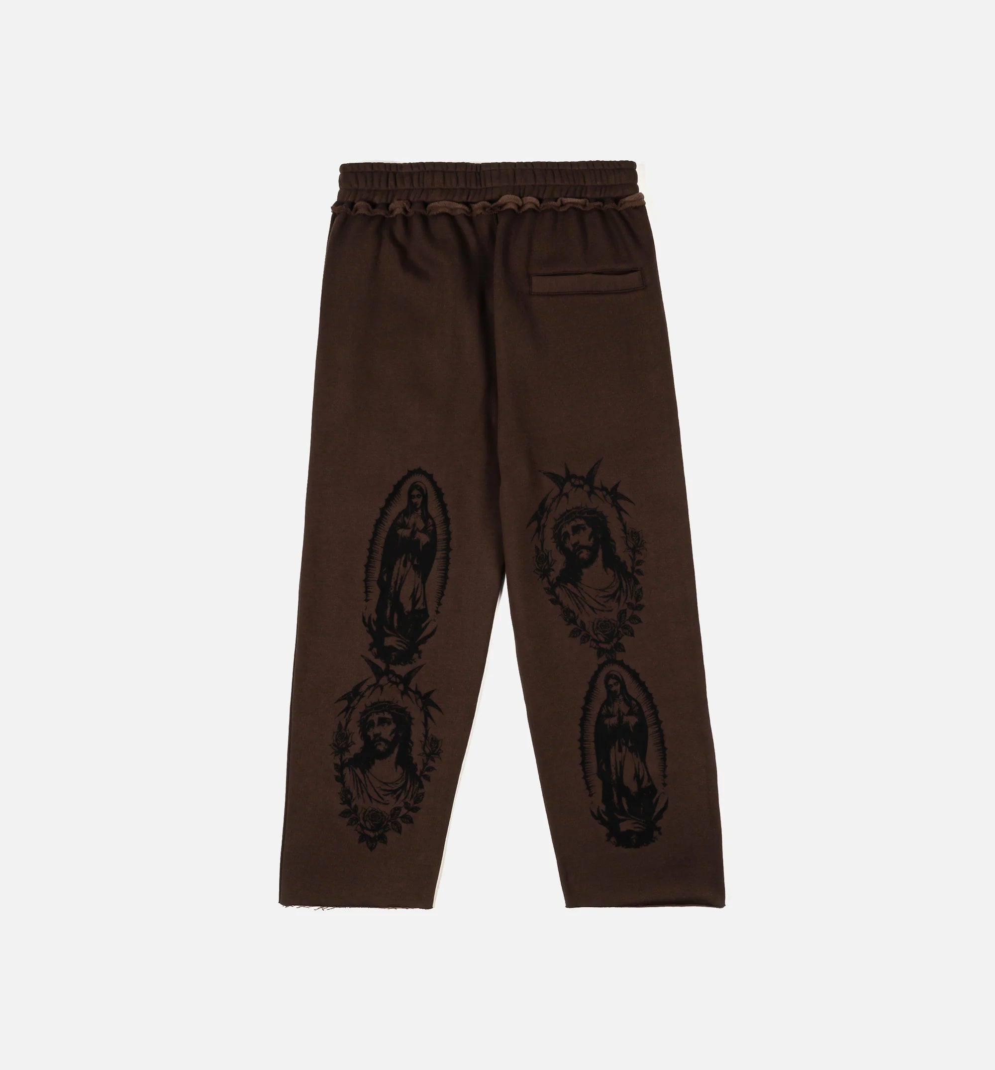 The Ultimate Sacrifice Fleece Mens Sweatpants Brown Black