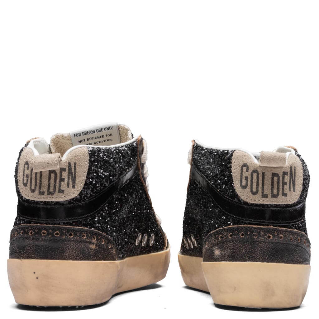 Womens Mid Star Black Beige Taupe