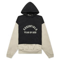 Nylon Fleece Hooded Sweater Seal Jet Black