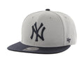 Gorra 47 Brand New York Yankees Gris y Negro