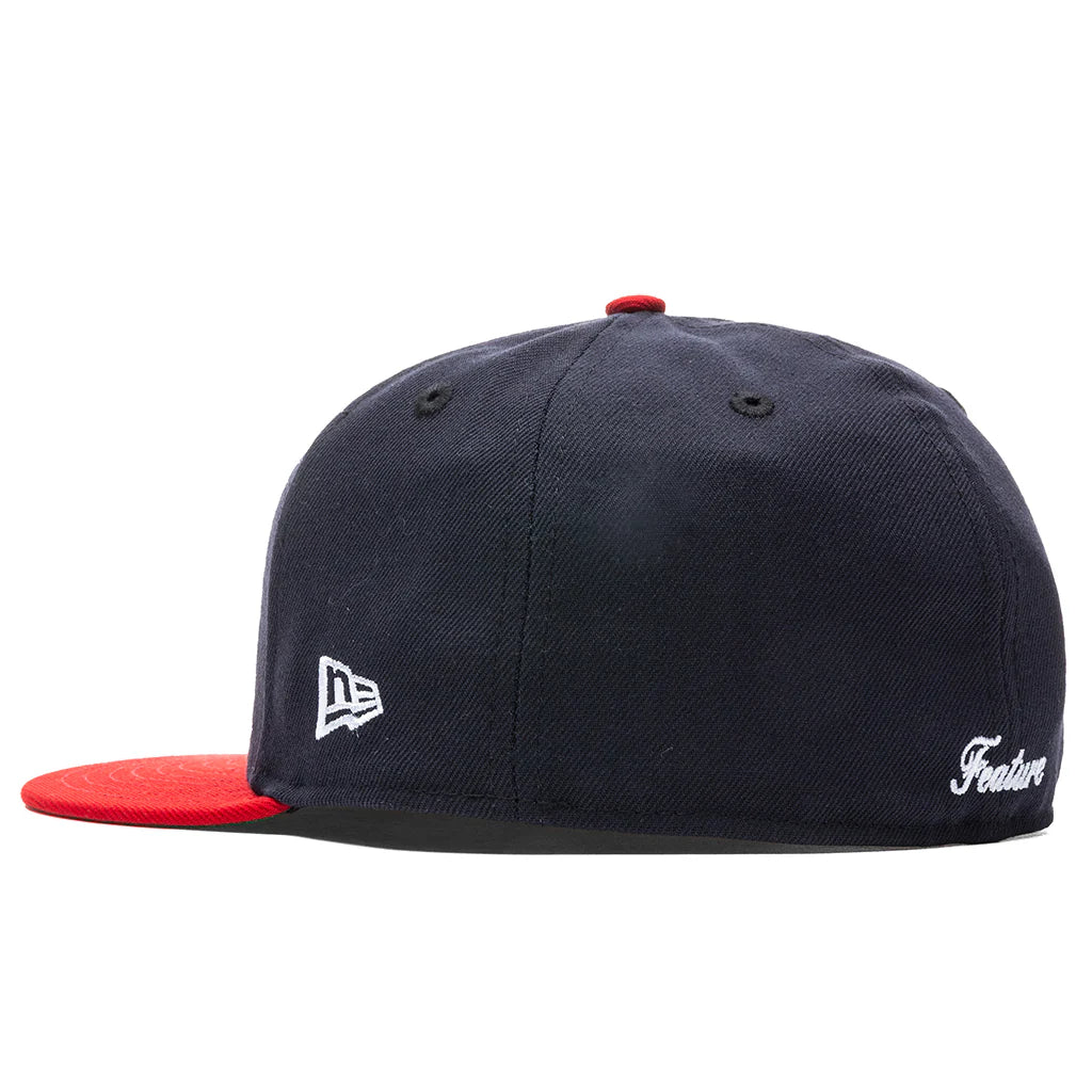 Feature x New Era OE Fitted Cap Navy Red