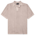 Open Stitch Polo Cashmere