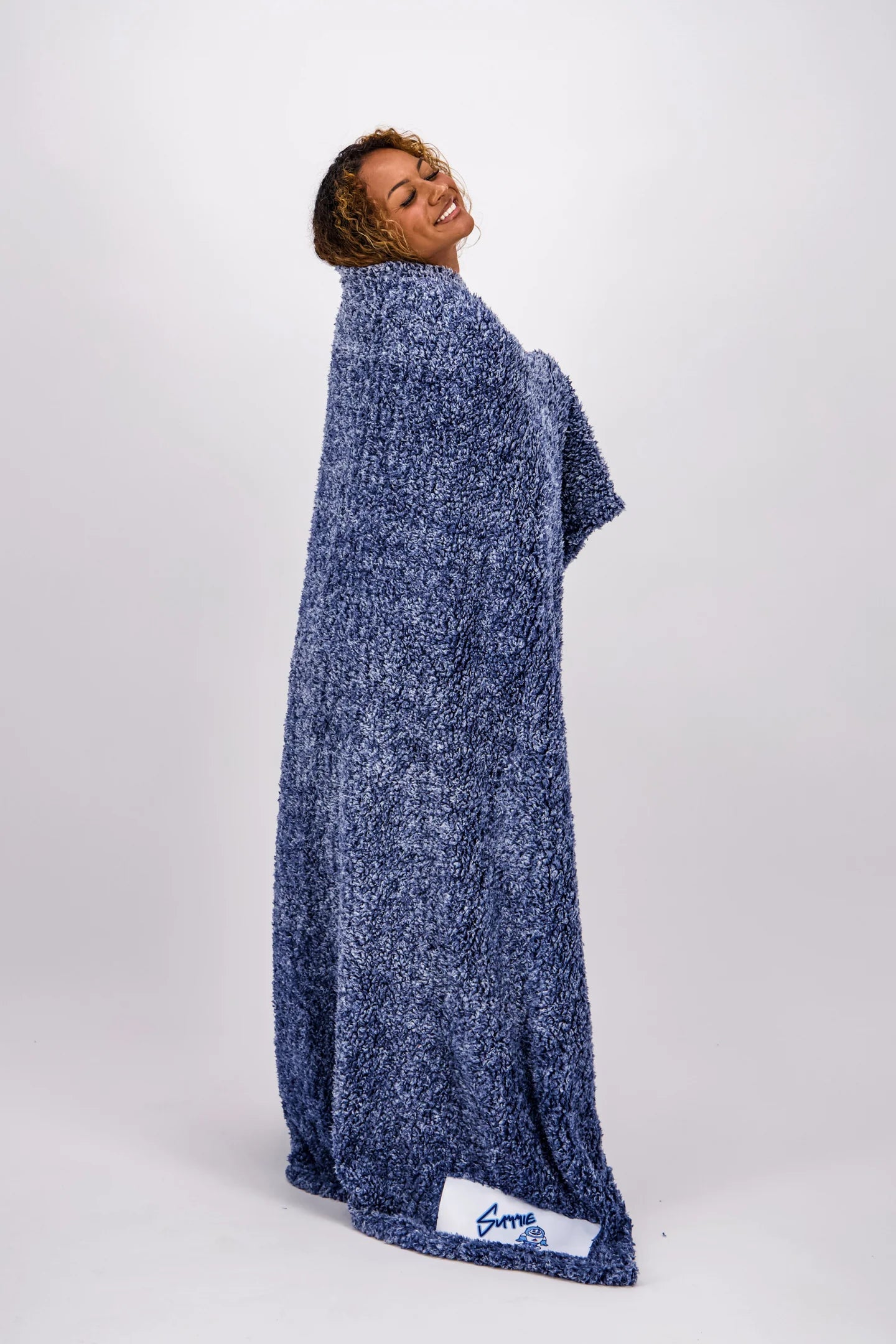 Summie Navy Frosty Blanket