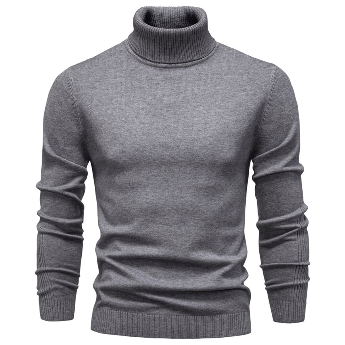 Mens Turtleneck Pullover Sweater