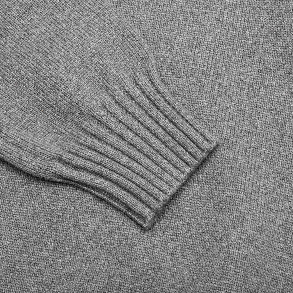 Knitted Sweater Melange Grey