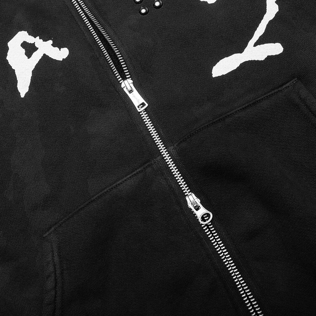 Inri Zip Hoodie Mechanic Black