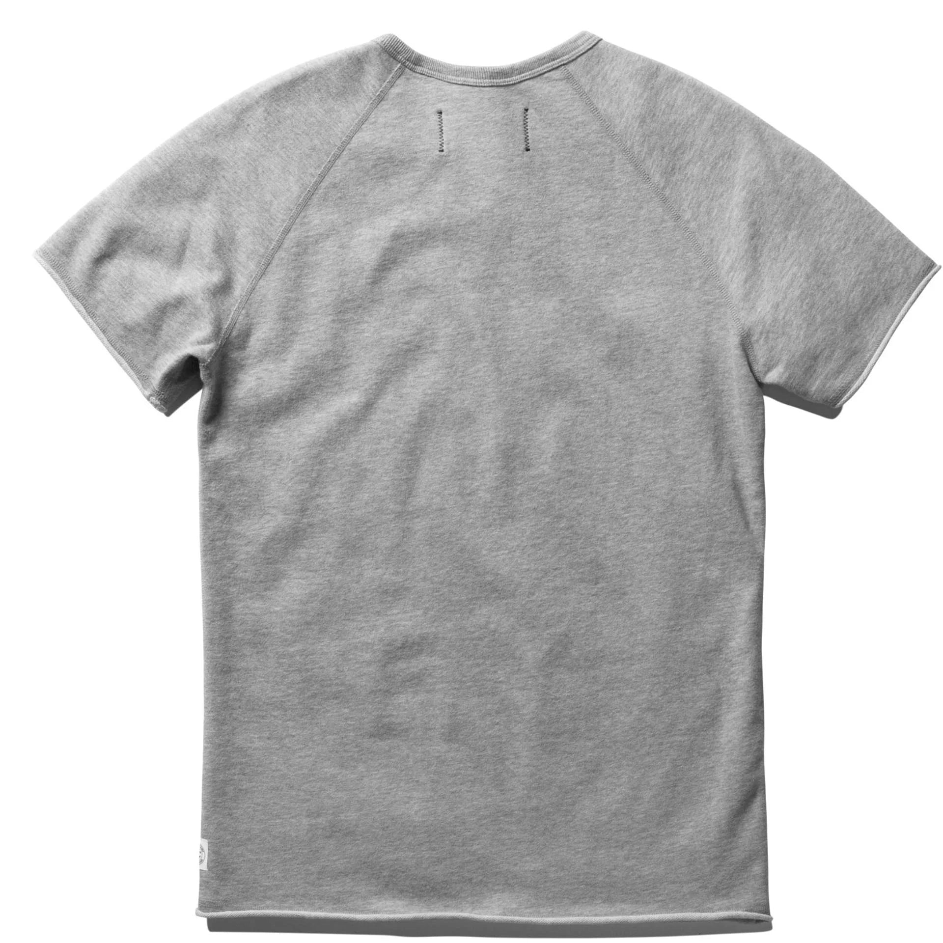 Terry Short Sleeve Crew Sweatshirt Mens Shirt Grey