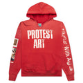 Protest Art Hoodie Red
