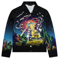 Cowboy De LEspace Classic Denim Jacket Printed Denim