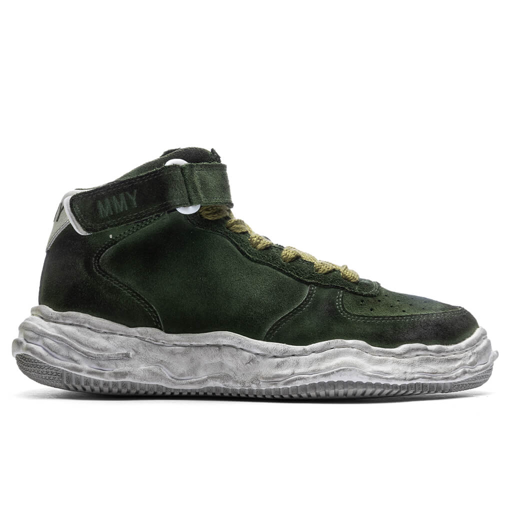 Wayne Brushed Suede High Green