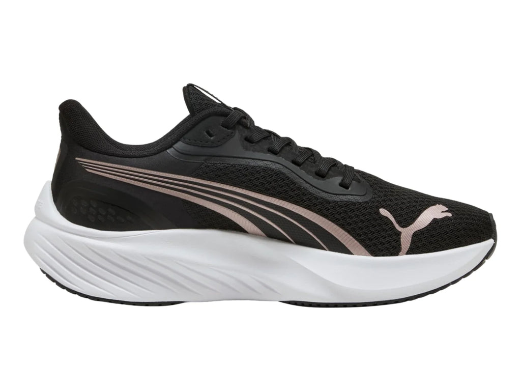 Tenis PUMA Pounce Lite Negro y Oro Rosa para Mujer