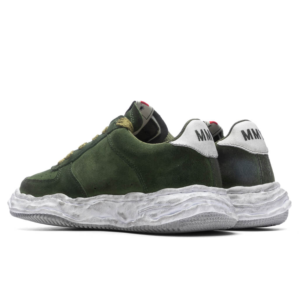 Wayne Brushed Suede Low Green