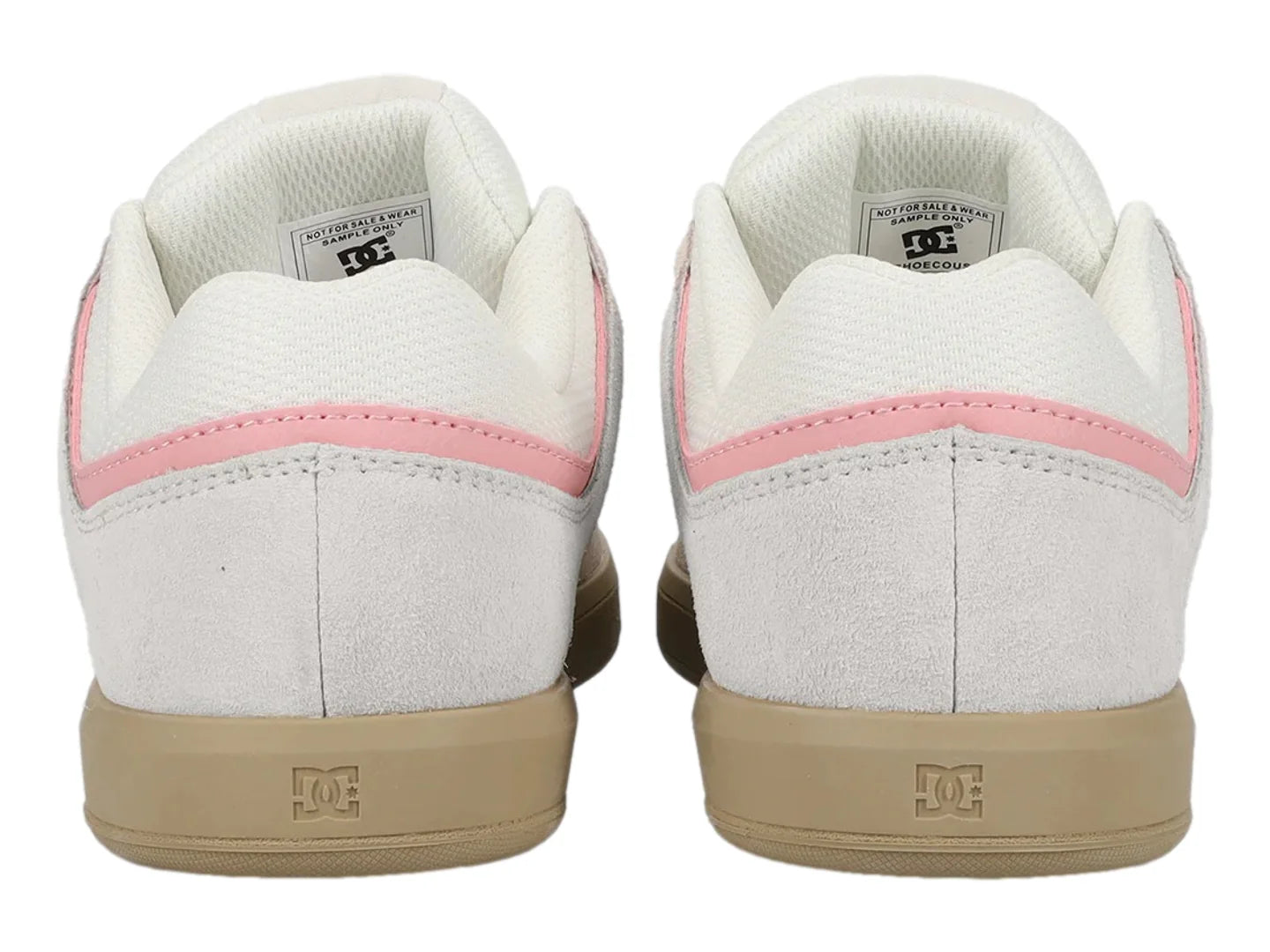 Tenis DC Shoes Cure Blanco y Rosa para Mujer