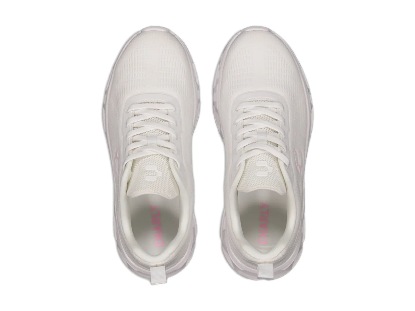 Tenis Charly Light Sport Blanco y Rosa para Mujer