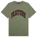 Collegiate Arch Tee Oil Green
