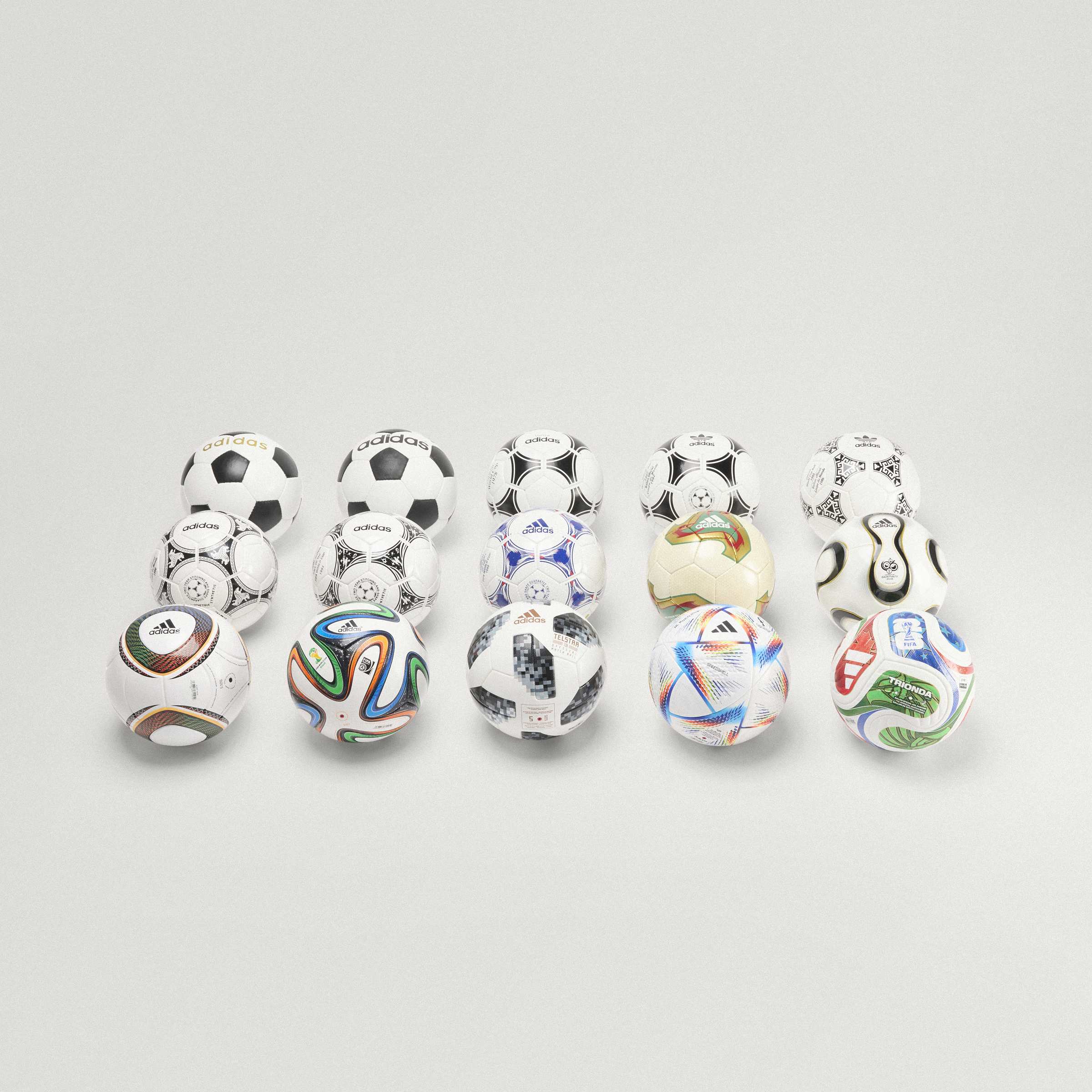 adidas FIFA World Cup Historical Pro Ball Set Multicolor