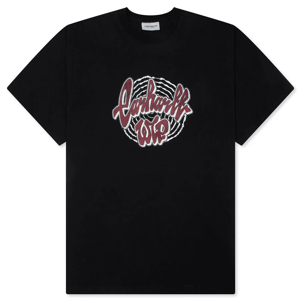 S S Chedda T Shirt Black Heavy Stone Wash
