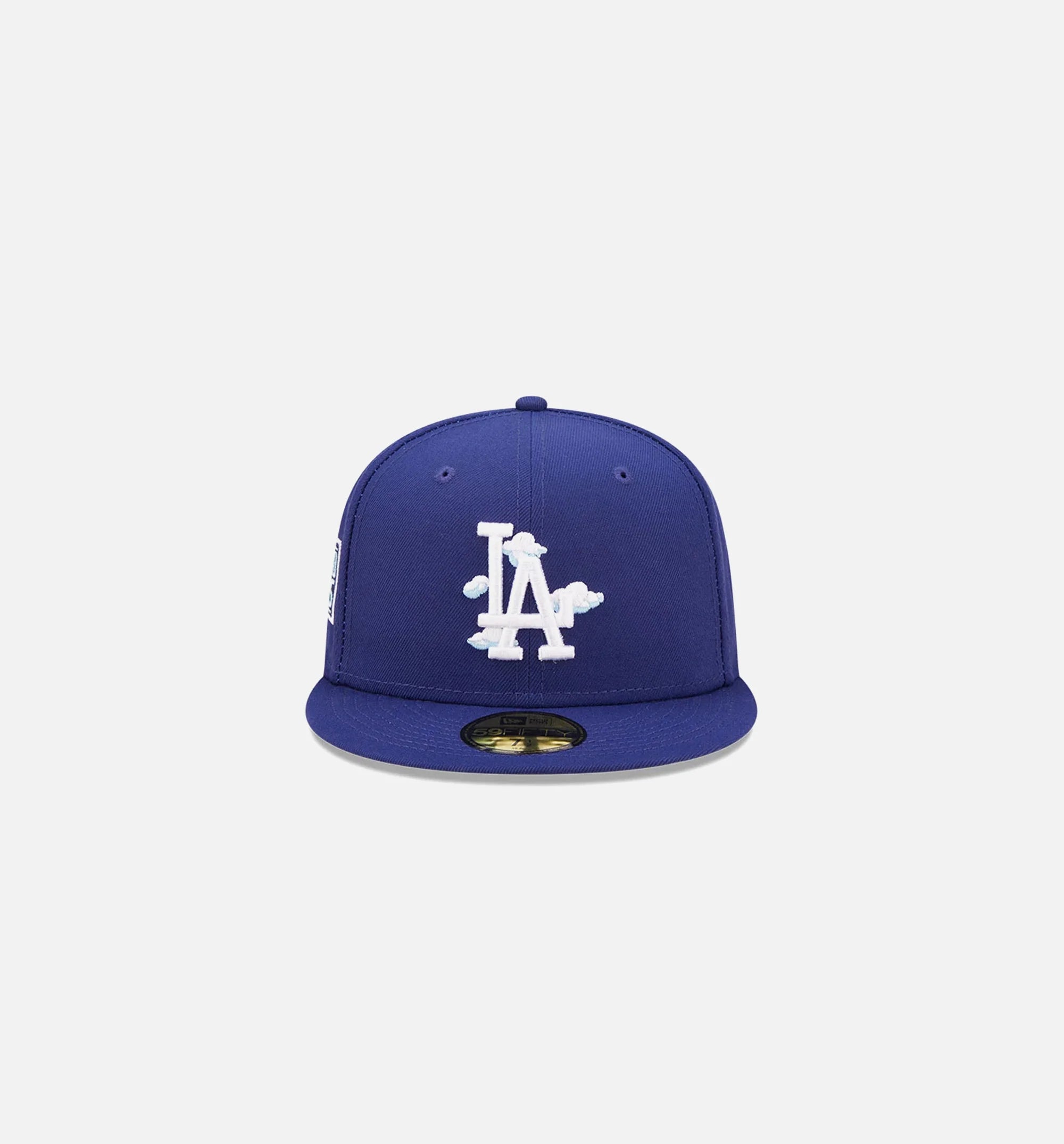 Los Angeles Dodgers Comic Cloud 59FIFTY Fitted Cap Mens Hat Blue