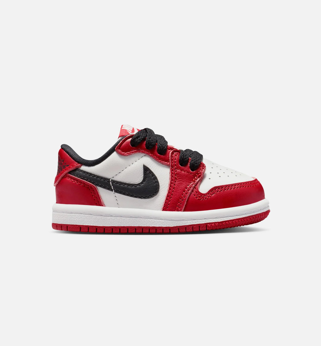 Air Jordan 1 Retro Low OG Chicago Infant Toddler Lifestyle Shoe Varsity Red Black Summit White