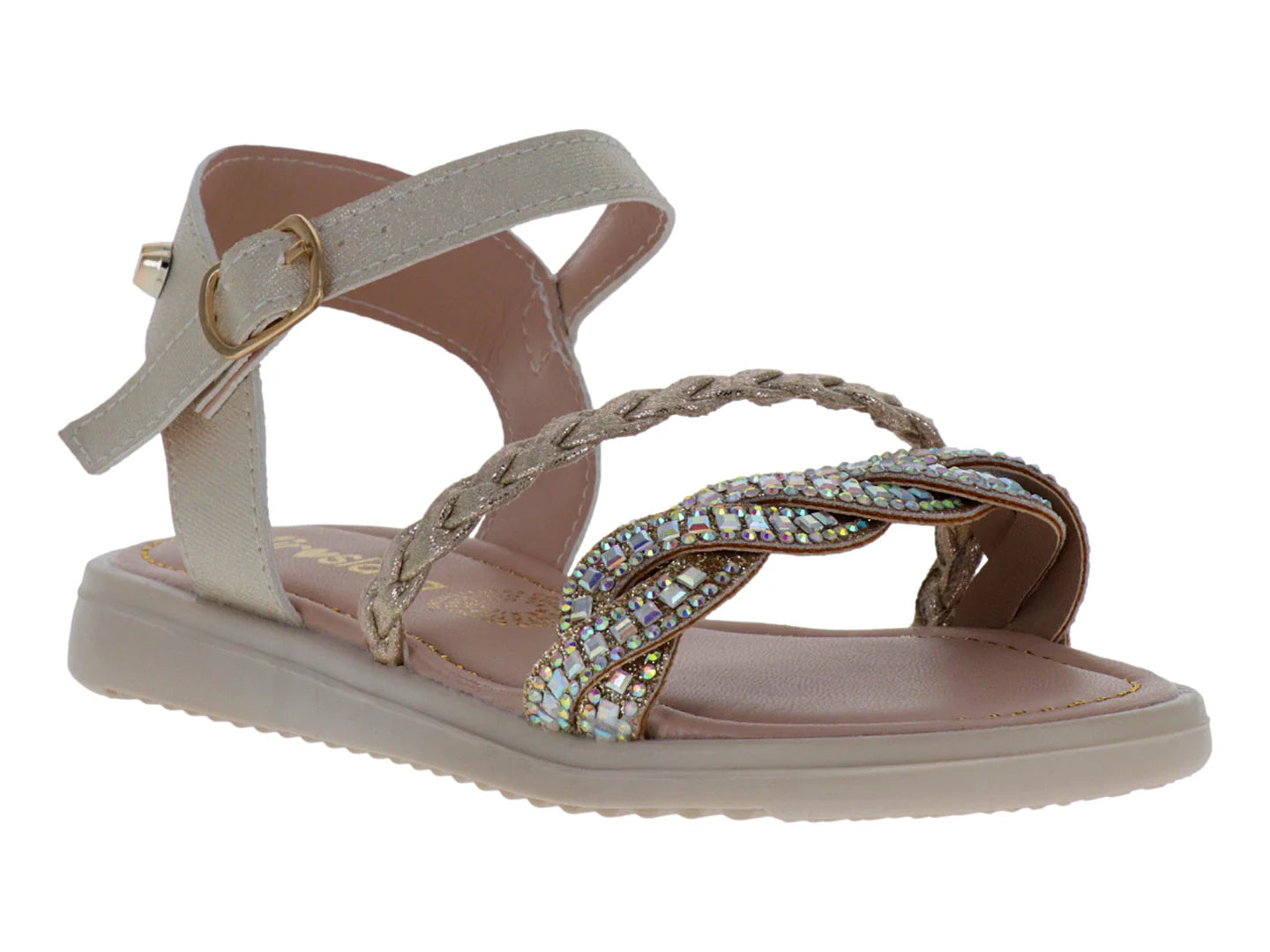 Sandalias Miroslava Salma Oro para Niña