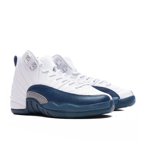 Air Jordan 12 Retro French Blue GS White French Blue Metallic Silver