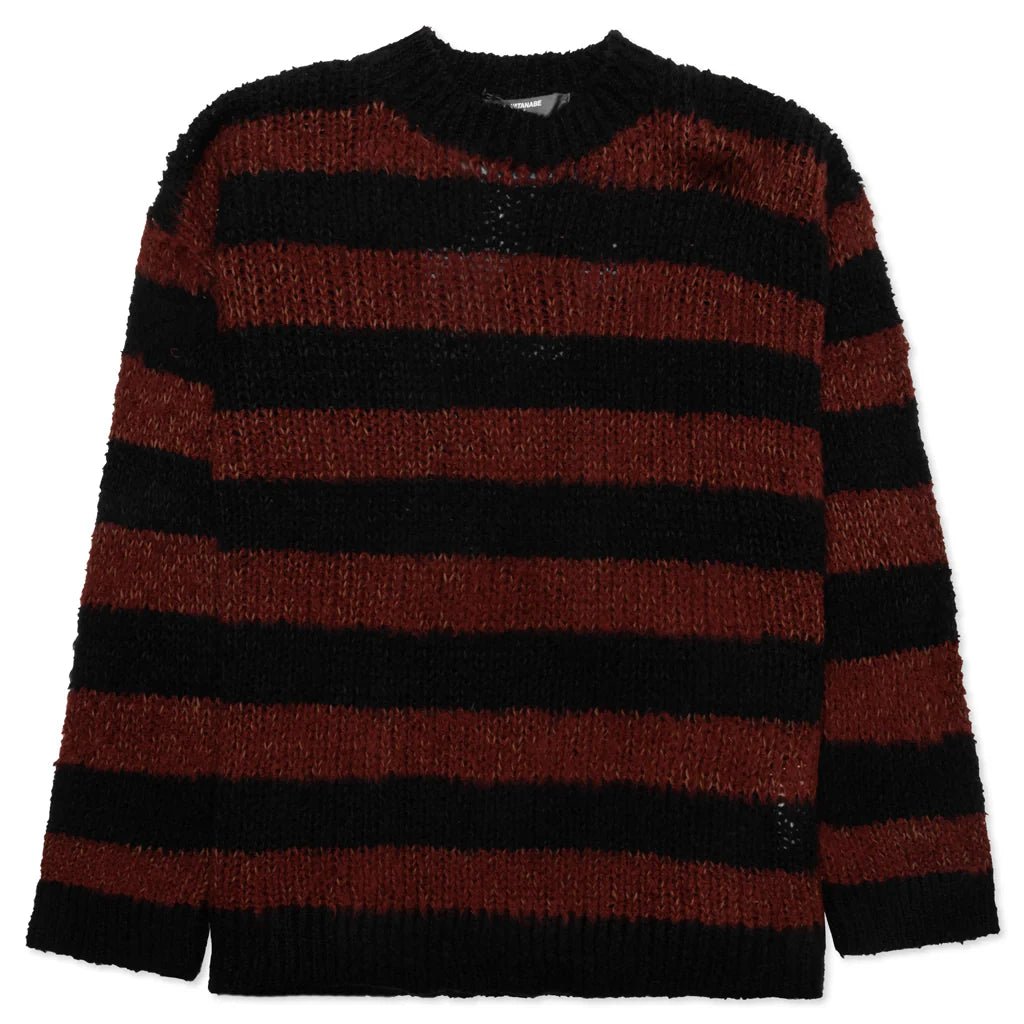 Striped Sweater Black Brown
