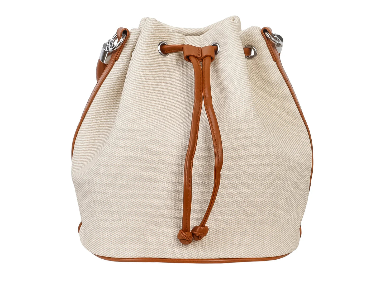 Bolsa de Hombro Unibella Beige para Mujer