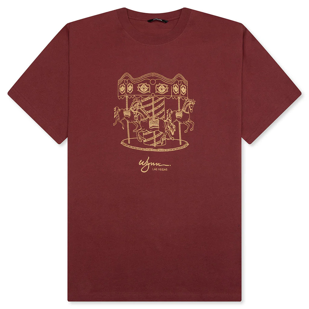 Feature x Wynn Carousel Tee Oxblood