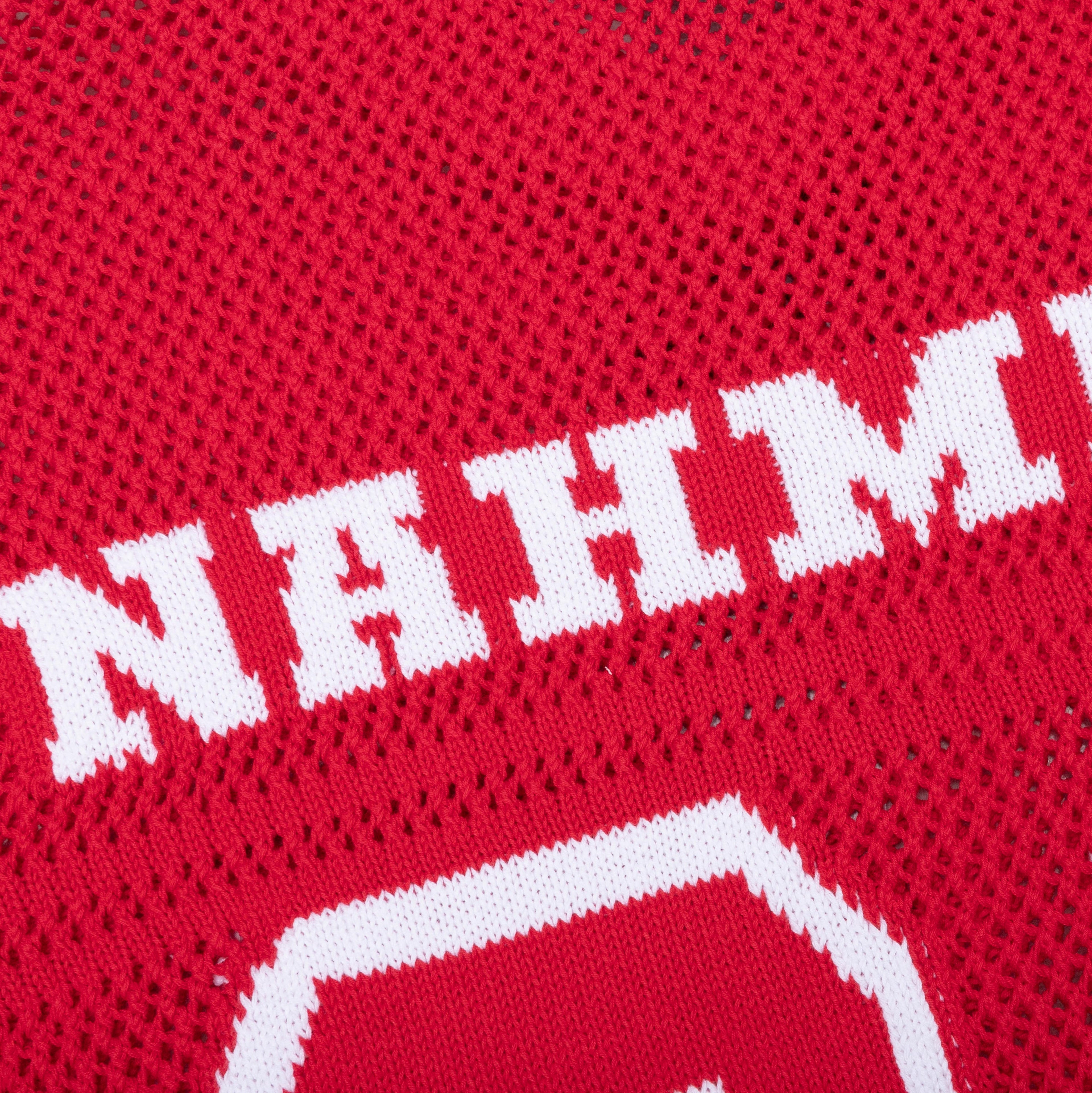 Knit 24 Football Shirt Cherry