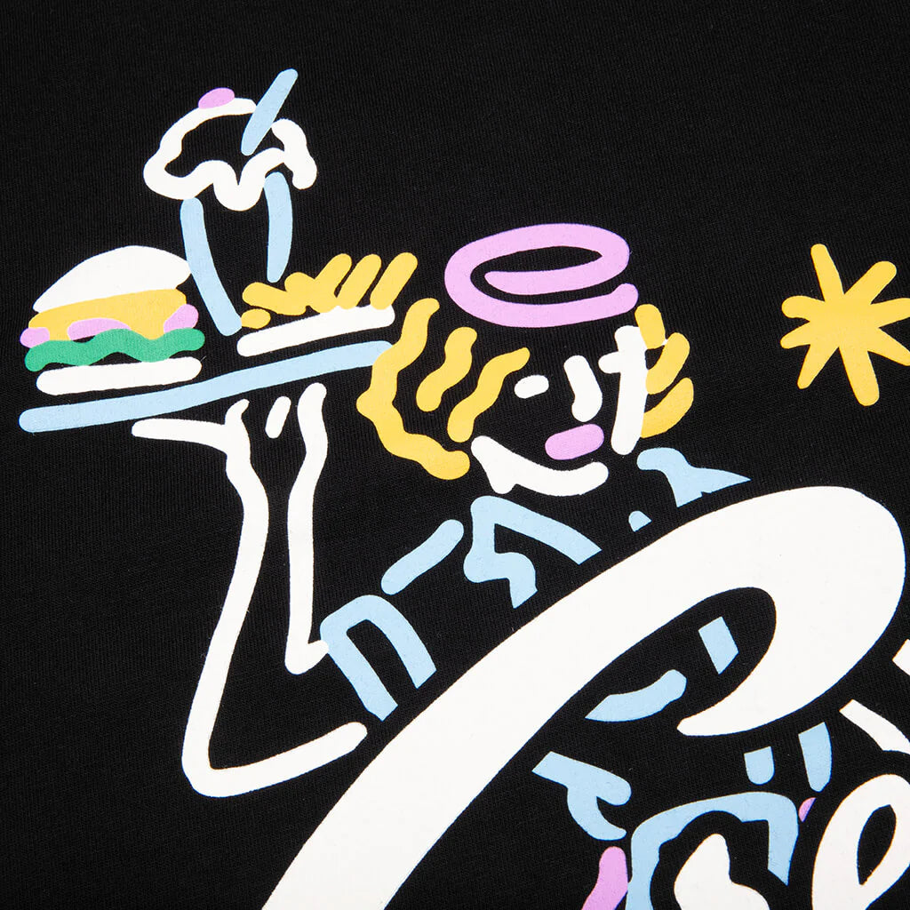 Waitress S S Tee Black