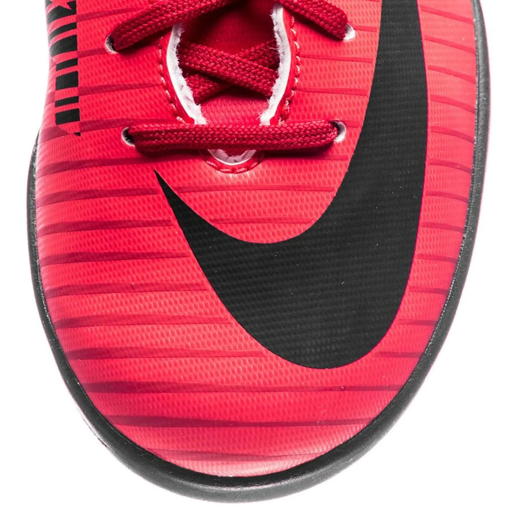 Nike Jr MercurialX Vapor XI IC Indoor Soccer Shoes Fire Red Black