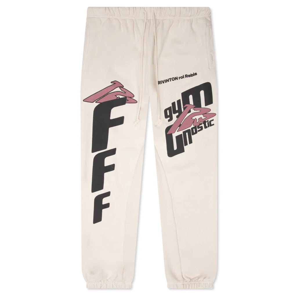 Fasting For Faster Sweatpants Vintage White
