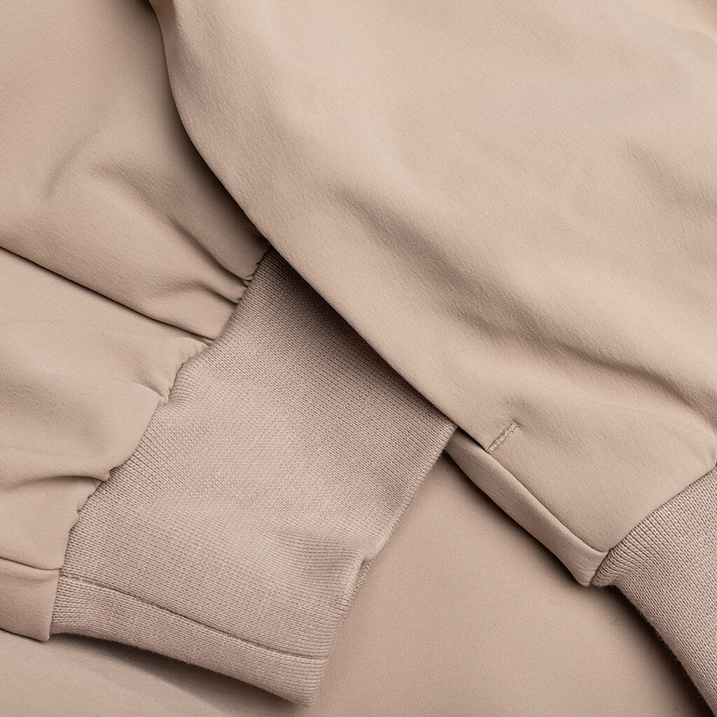 Bonded Nylon Bomber Jacket Desert Sand