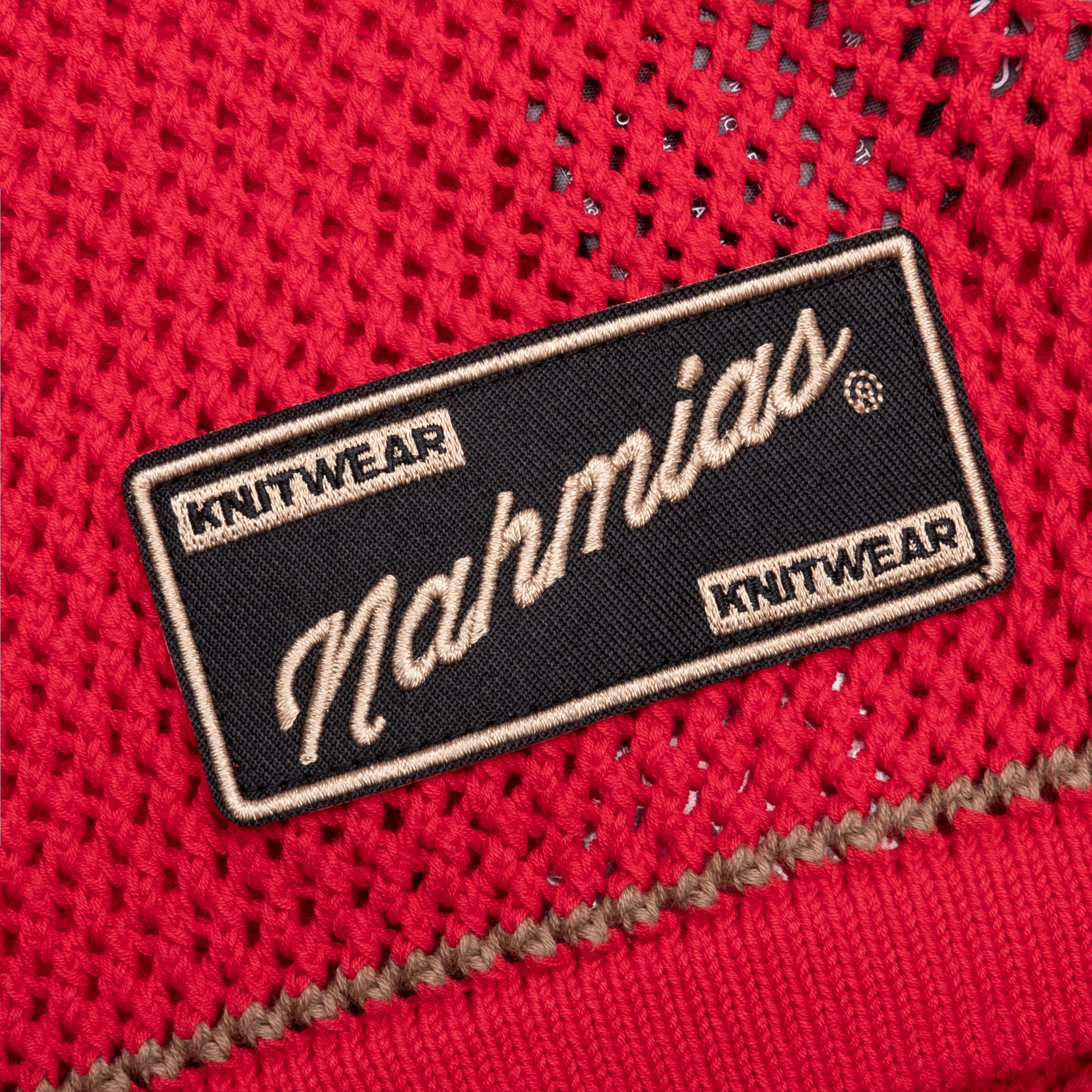 Knit 24 Football Shirt Cherry