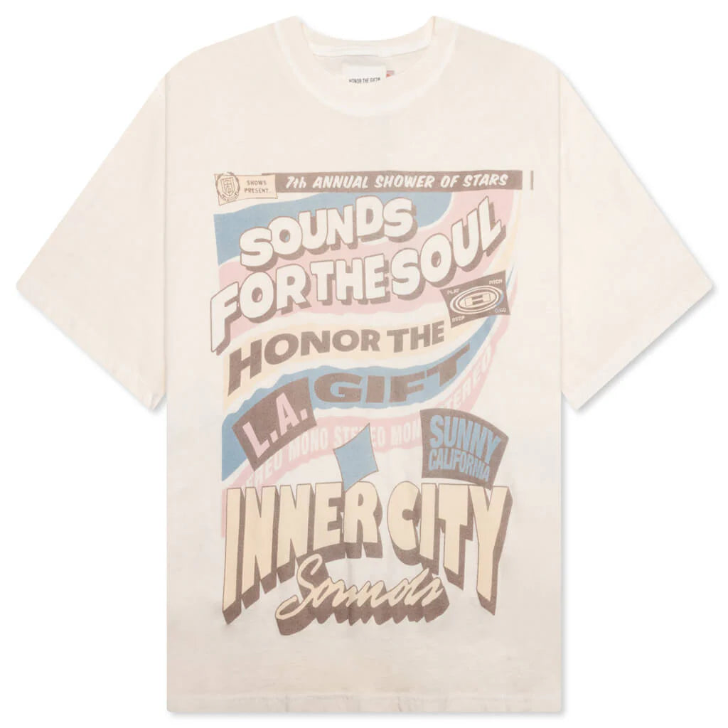 Sounds For The Soul Tee Cream