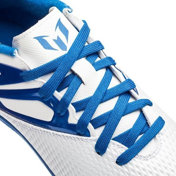 adidas Messi 153 IN Youth Indoor Soccer Shoes White Blue Black